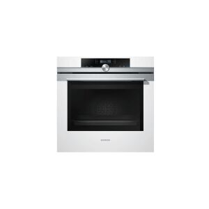 Siemens iQ700 HB674GBW1 - Ovn - til indbygning - niche - bredde: 56 cm - dybde: 55 cm - højde: 58.5 cm - med selv-rengøring - Klasse A+ - hvid