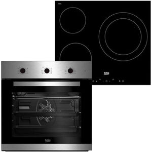 Beko bse22120x conjuntos horno y placa 66l a inox 59.5x59.4x56.7cm