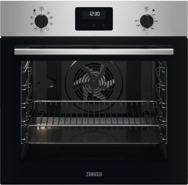 Zanussi zohxx3x1 horno multifunción de la serie 20 con 7 funciones y cavidad xxl limpieza aquaclean reloj electrónico programabl