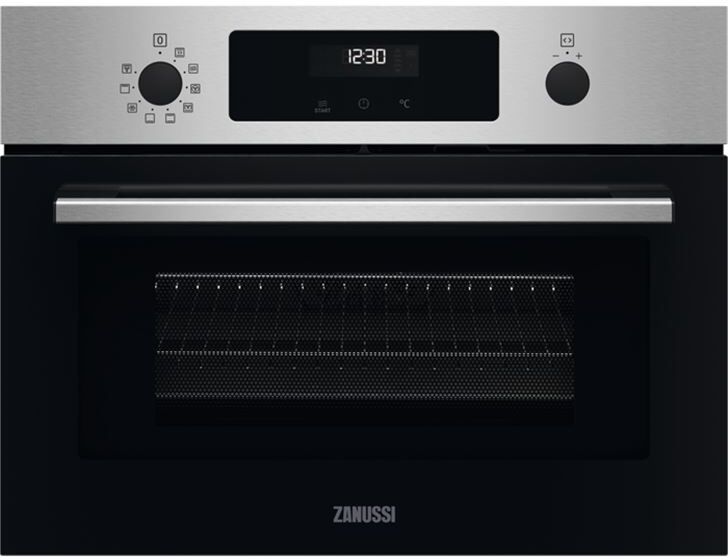 Zanussi zvekm6x2 horno y microondas compacto integrable con 9 funciones de horno + microondas reloj electrónico programable mand