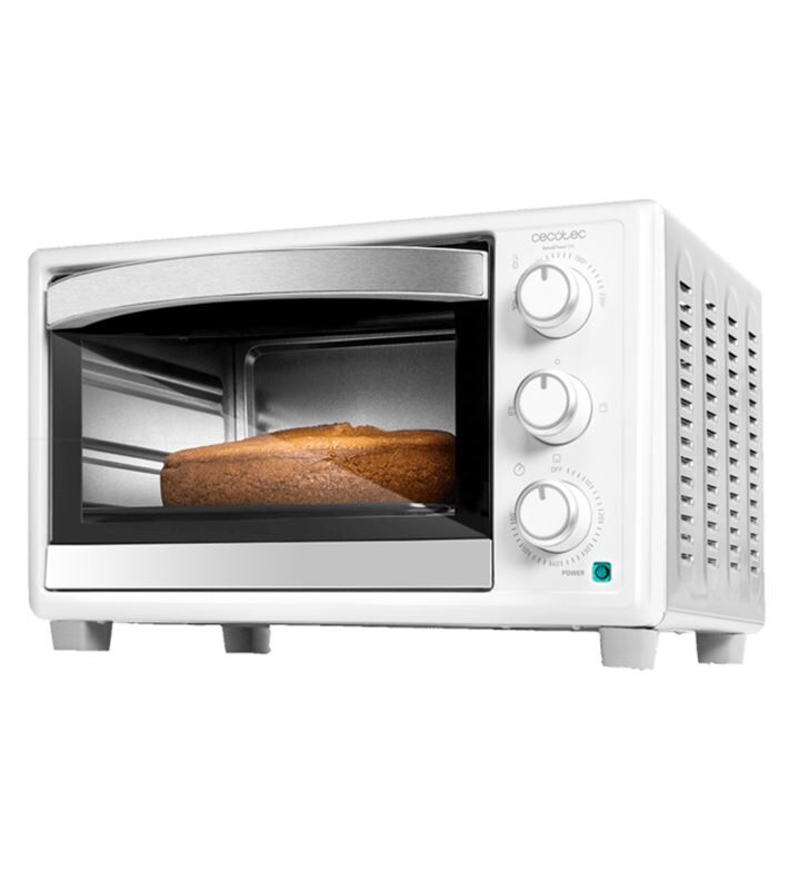 Cecotec 03812 horno electrico tostador multifuncion sobremesa bake&toast; 2300 white 23l