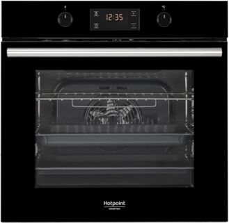 Ariston Horno HOTPOINT Fa2 841 JH BL HA (71 L - 59.5 cm - Hidrolítico - Negro)