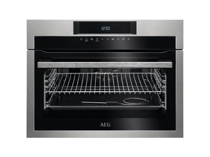 AEG Horno AEG SenseCook KPE742220M (43 L - 59.4 cm - Pirolítico - Inox)