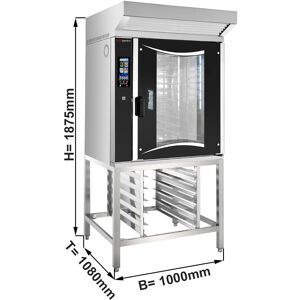 GGM GASTRO - Four combiné de boulangerie - Touch - 10x EN 60x40 - Hotte & Support inclus