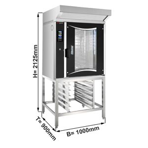 GGM GASTRO - Four combiné de boulangerie - Tactile - 10x EN 60x40 - Hotte & Support inclus