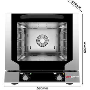 GGM GASTRO - Four à air chaud KOMPAKT - Manuel - incl. 4 plaques 429x345mm