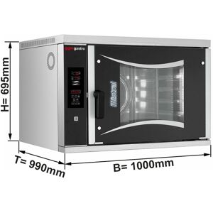 GGM GASTRO - Four de boulangerie à gaz à air chaud - Digital - 6x EN 60x40