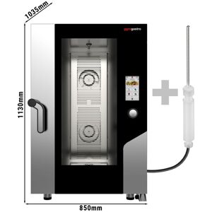 GGM Gastro - Four combine - Touch - 10x GN 1/1 ou EN 60x40 - avec systeme de lavage & sonde de temperature