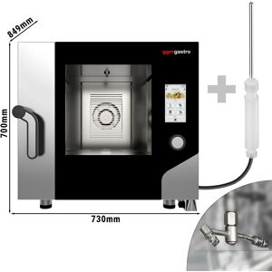 GGM Gastro - Four combine - Touch - 5x GN 1/1 - avec systeme de lavage & sonde de temperature