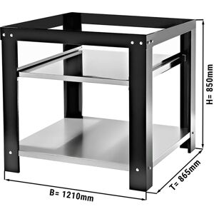 GGM Gastro - Support pour four a pizza - GPOE630DN Noir / Argent