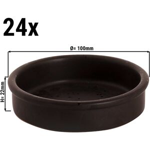 GGM GASTRO - (24 pièces) MOON - Moule à four - 10 x 2,2 cm - noir Noir