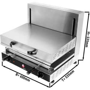 GGM GASTRO - Four électrique Pita / Salamandre SPECIALE - 3 kW - 220 Volt - radiateurs réglables en hauteur