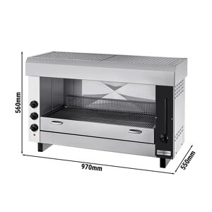 GGM GASTRO - Four électrique Pita / Salamandre PRO - 6 kW - 400 Volt