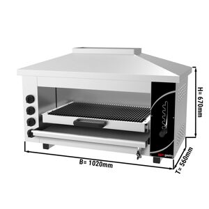 GGM GASTRO - Four à gaz Pita/ Salamandre PRO - 13,2 kW - Bain-marie