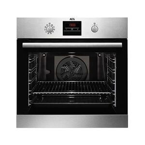 AEG - Four & cuisinière Four multifonction pyrolyse 4, BPS33102ZM, Gris -Noir, L:59.7cm, H:59.4cm, P:56.8cm, Classe énergétique : A+ - Publicité