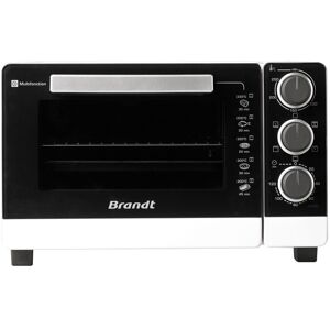 BRANDT Mini Four Posable Blanc 21L - 1380W - 5 modes de cuisson - Chaleur Tournante - Publicité