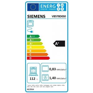 Siemens iQ500 VB578D0S0 Four Acier inoxydable - Publicité