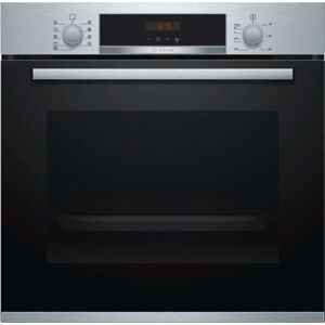 BOSCH HXR39IG20 - Cuisiniere mixte - 3 foyers gaz et 1 électrique - Four  multifonction full ecoclean - 66 L - A - L 60 cm - Bla