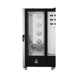 FM Four Mixte Electrique A Injection De Vapeur 880X 960X1865 -16 Niveaux 600X400 - 400/3+N/50-60Hz - Puissance 26250W - Analogique STB-616-ET