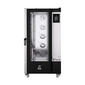 FM Four Mixte Electrique A Injection De Vapeur 880X960X1865 -20 Niveaux Gn1/1 - 400/3+N/50-60Hz - Puissance 26250W - Panneau Tactile STG-201-V7-T