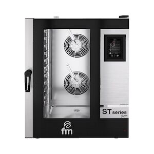 FM Four Mixte Electrique A Injection De Vapeur 790X 760X1090 -11 Niveaux Gn1/1 - 400/3+N/50-60Hz - Puissance 18500W - Panneau Tactile STG-111-V7