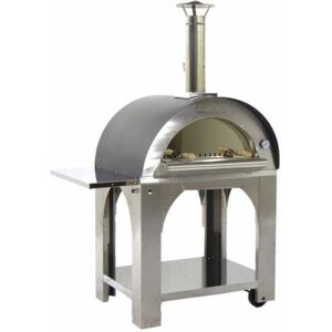 AgriEuro Premium AgriEuro Cibus - Four à bois pour pizza d'extérieur 80x60 - Capacité cuisson : 4 pizzas - Publicité