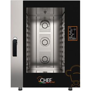 Chefook Four Électrique Professionnel Numérique Pour Restaurant 10 Plaques GN 2/1 65x53 cm à Vapeur Directe Nouvelle Génération