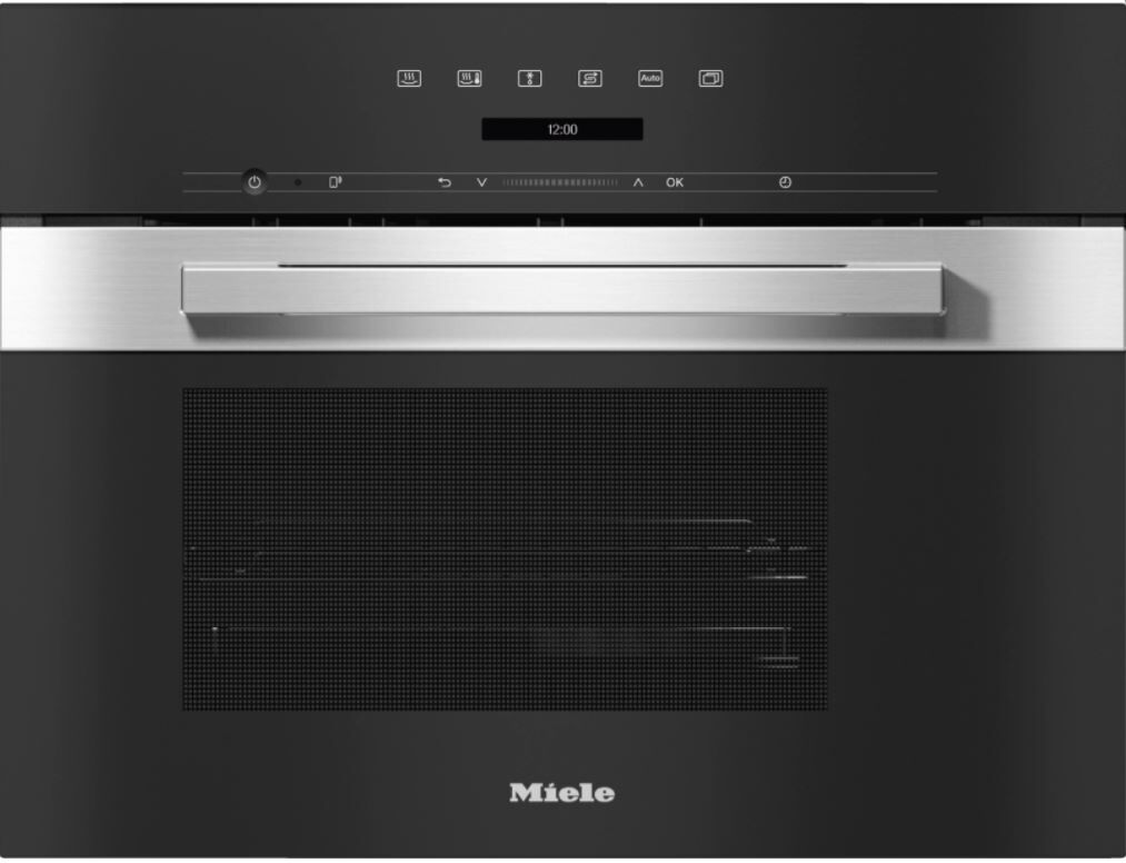 Miele DG7240 38L Built-in steam oven - Clean Steel