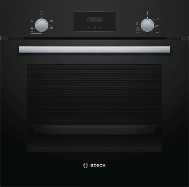 Bosch HHF113BA0B Built In Single Oven Black