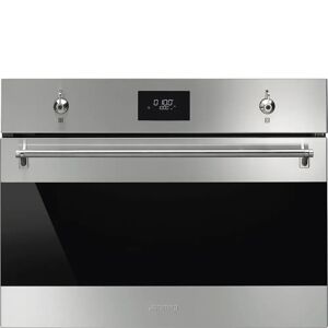 ⓜ️🔵🔵🔵 smeg sf4301mcx - forno compatto 45 cm, estetica classica, microonde combinato, ac