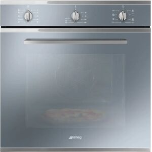 ⓜ️🔵🔵🔵👌 smeg sf64m3pzs - forno pizza termoventilato, 60 cm, colore silver glass, este