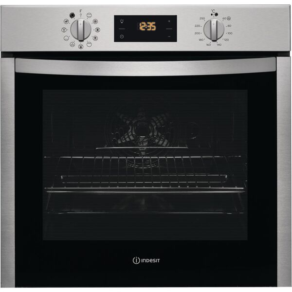 indesit forno incasso 71lt cl.a+ multi11 display inox ifw5844ix