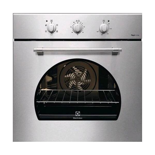 electrolux fr 53 x fr 53 x infispace serie rustico forno elettrico da incasso ventilato multifunzione con grill funzione pizza / vano xl 70 litri 60 cm classe a colore acciaio