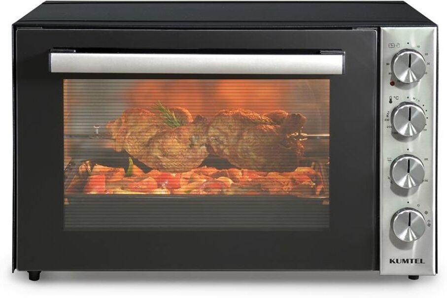 Forno multifunzione LX-9645 colore nero con griglia in inox - Kumtel