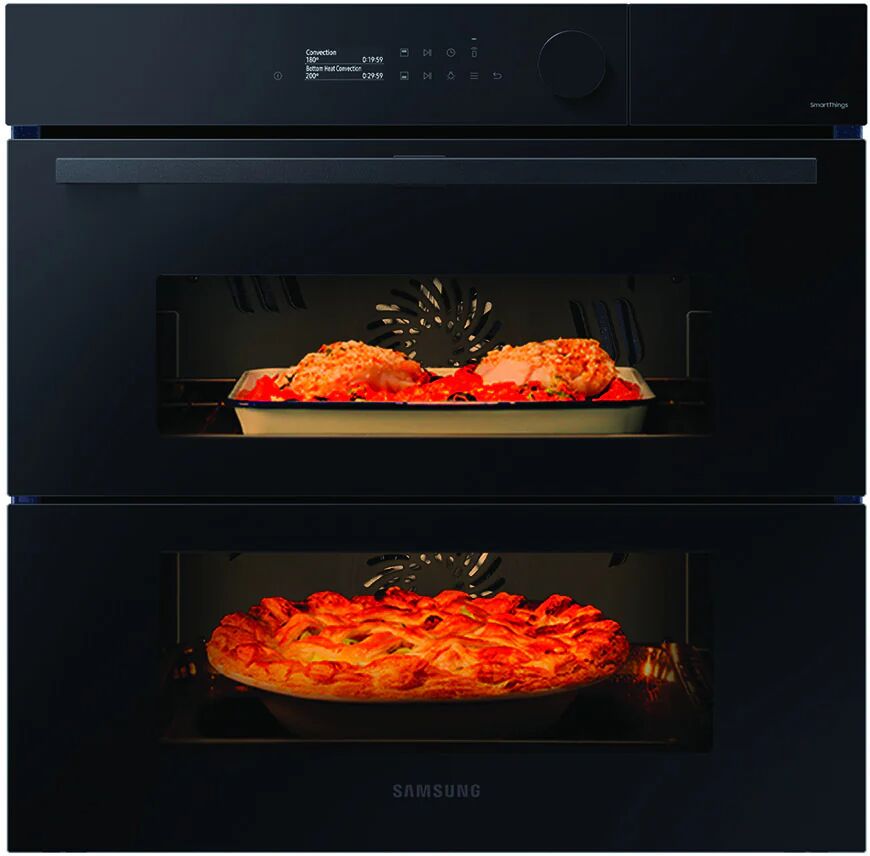 Samsung NV7B5760WBK Forno ad incasso a Vapore Serie 5 76 L A+ Vetro Nero