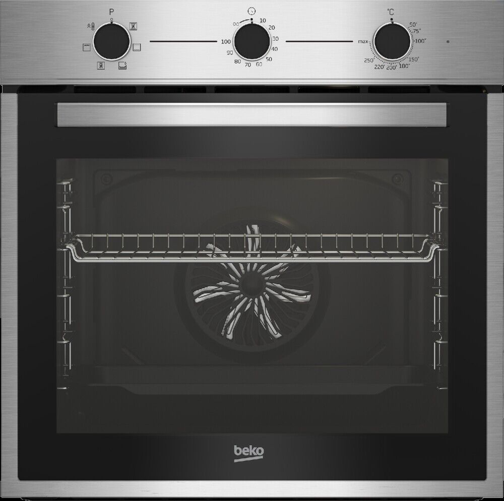 Beko FORNO 72LT MULTI6 A 3MANOPOLE INOX BBIE14100X