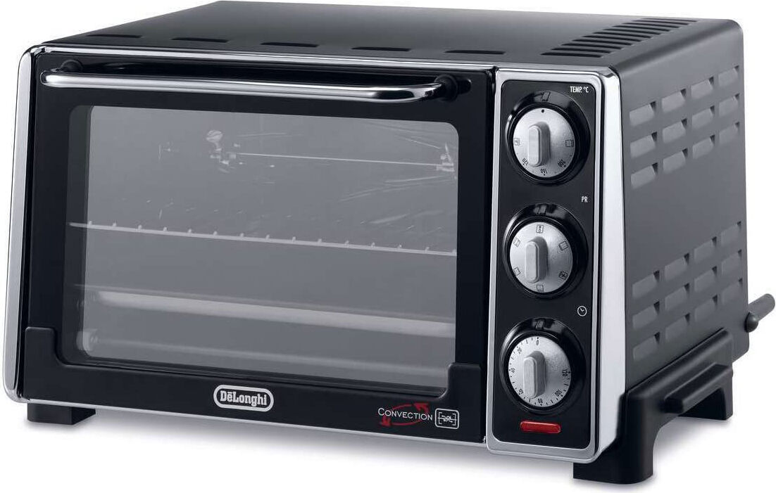 delonghi eo 20792 forno elettrico ventilato fornetto con grill capacità 20 litri potenza 1300 watt timer e termostato colore nero - eo 20792