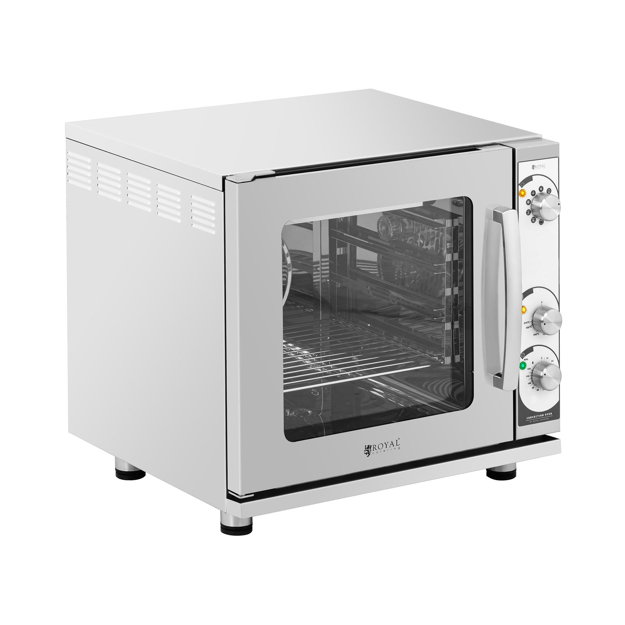 Royal Catering Piec konwekcyjny - 4 poziomy - 3000 W RC-EO423M