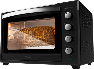 Cecotec Mini Forno Bake&toast; 6000 Gyro (preto) 60l 2000w - Cecotec 