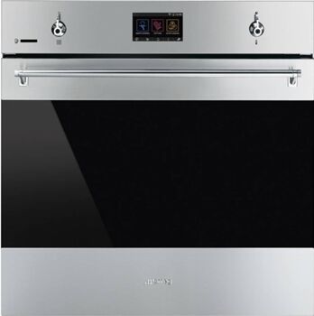 SMEG Forno Classica SFP6303WTPX (70 L - 59.7 cm - Pirolítico - Inox)