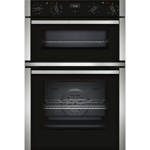 Neff U1ACE2HN0B N50 CircoTherm Built In Double Oven - Stainless Steel
