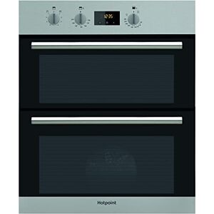 Hotpoint Luce Electric Built Under Double Oven - Stainless Steel