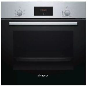 Bosch HHF113BR0B 60cm Stainless Steel Built-In Electric Single Oven - Black / Stainless