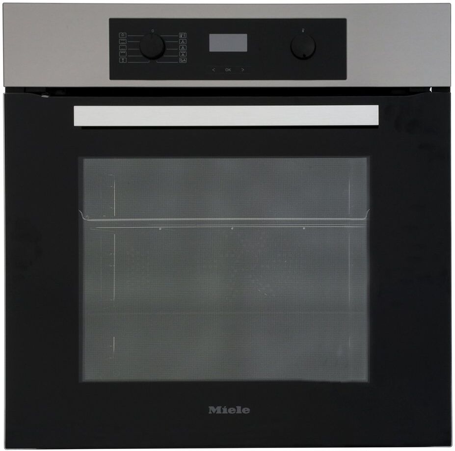 Miele ContourLine H2265-1B CleanSteel Single Built In Electric Oven