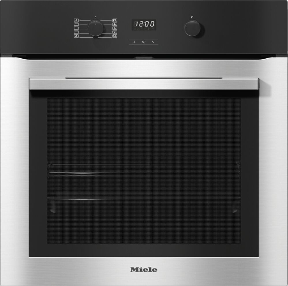 Miele ContourLine H2760BP CleanSteel Single Built In Electric Oven