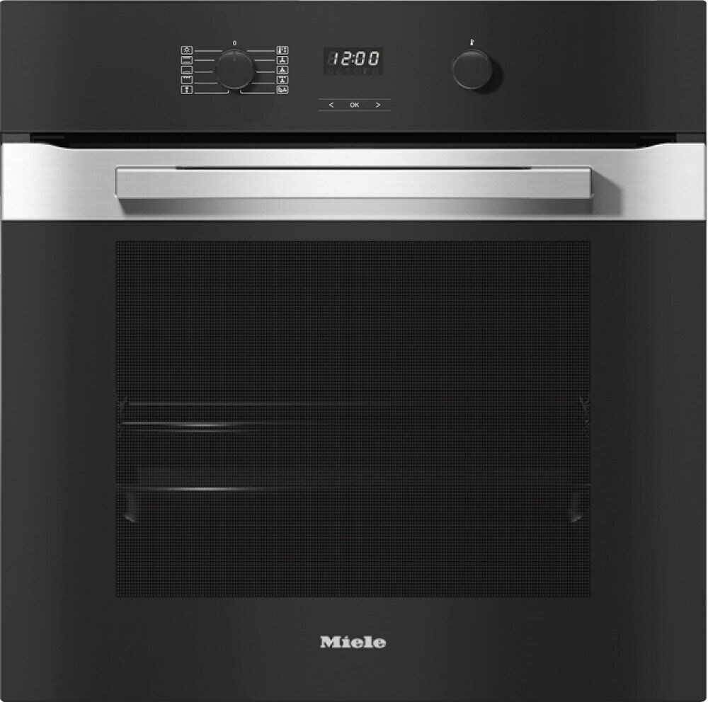 Miele PureLine H2860B CleanSteel Single Built In Electric Oven