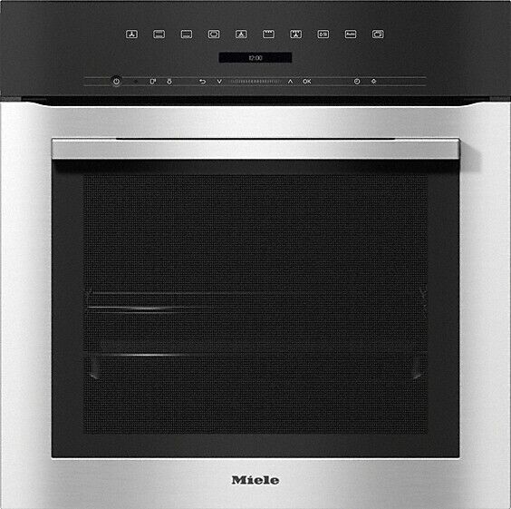 Miele ContourLine H7164B CleanSteel Single Built In Electric Oven