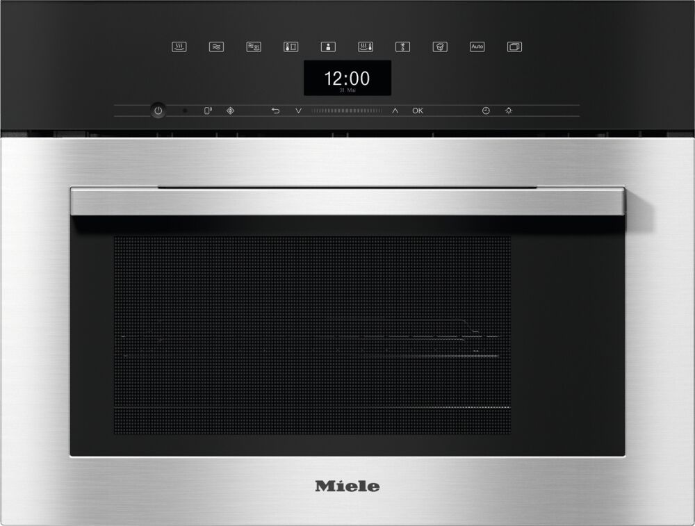 Miele ContourLine DGM7340 CleanSteel Steam Oven with Microwave
