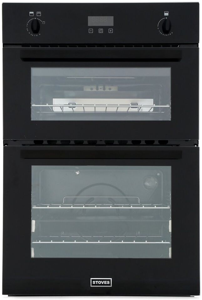 Stoves BI900 G Black Double Built In Gas Oven