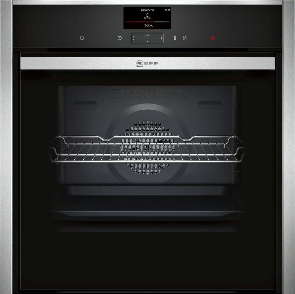 Neff N90 B47CS34H0B Single Built In Electric Oven - Stainless Steel